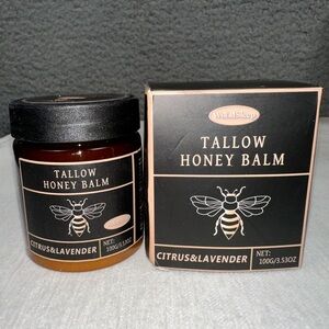 Flyleaf Skincare Womens Tallow Honey Balm Citrus Lavender Facial Moisturizing